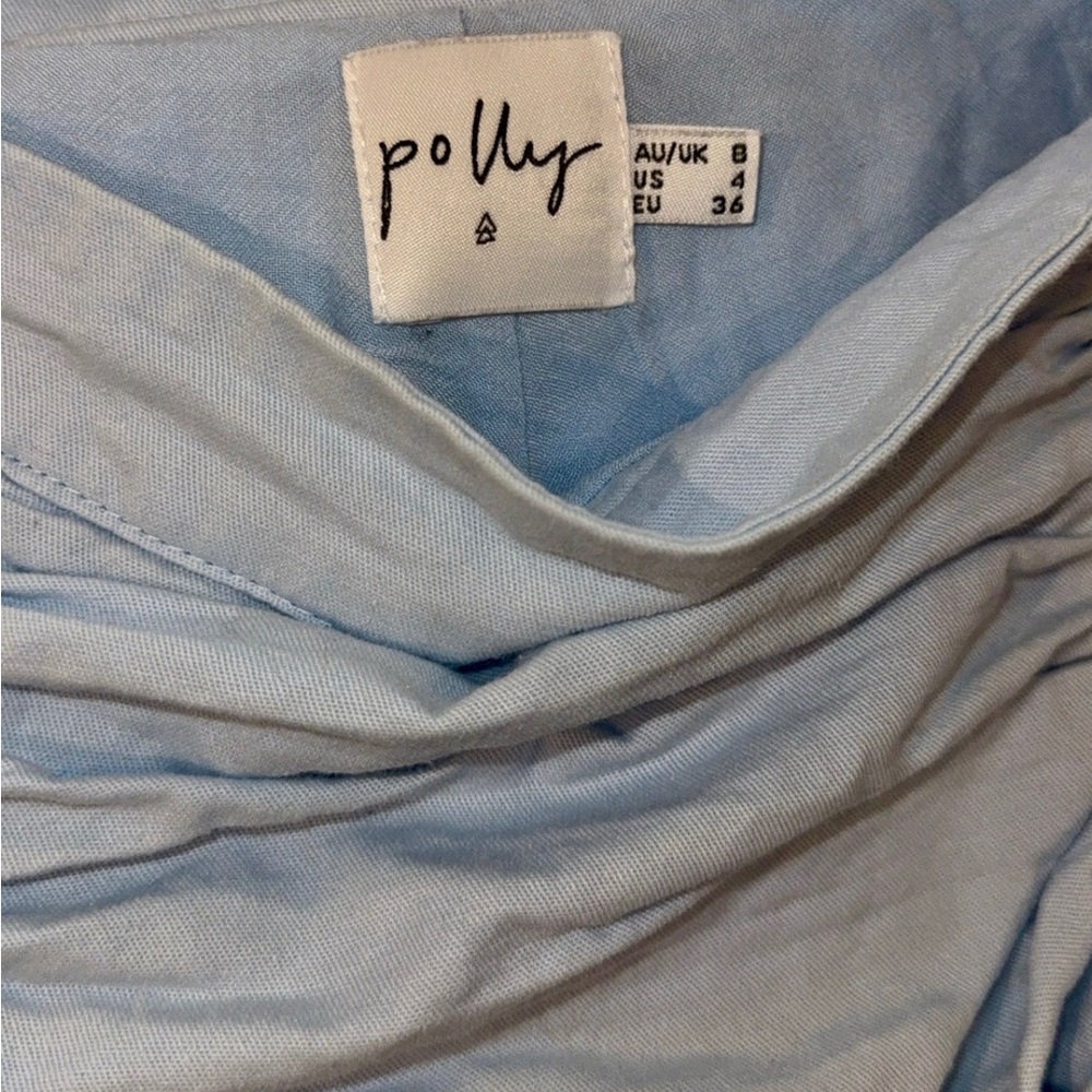 Excellent condition Princess Polly Lillian Mini Ruched Skirt Size:4 - Picture 3 of 7